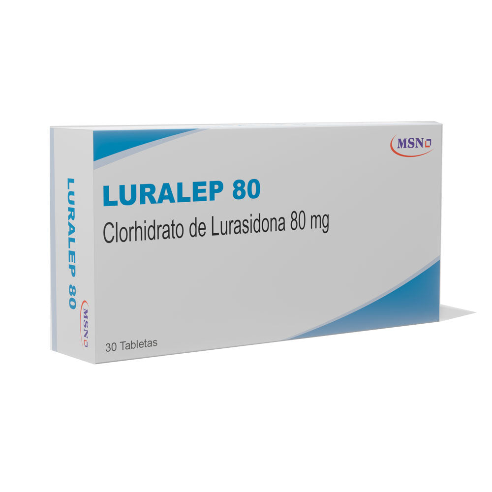 LURALEP TABLETAS 80 MG CAJA X 30 UNDS