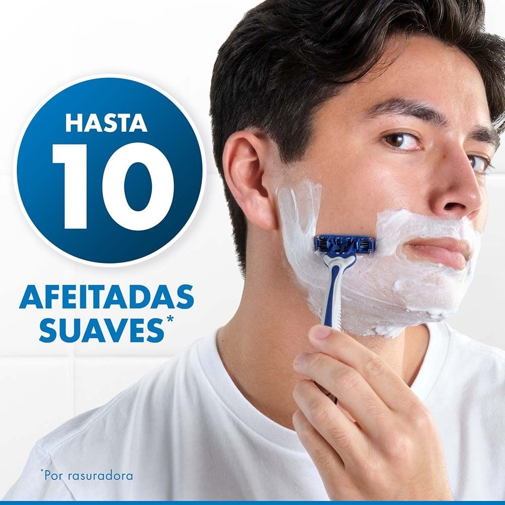 MAQUINA DE AFEITAR GILLETTE 3 COMFORTGEL X 6 UNDS