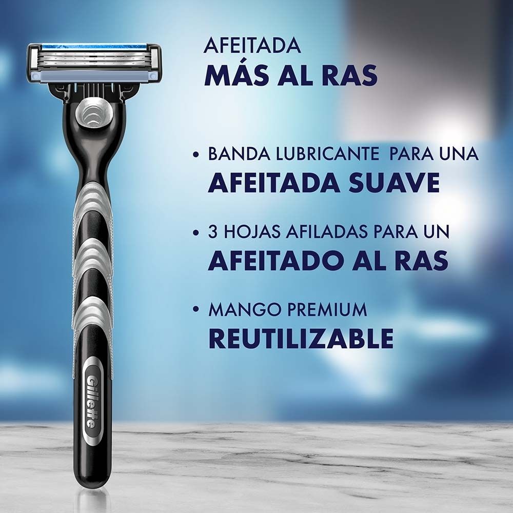 MAQUINA DE AFEITAR GILLETTE MACH3 REGULAR X 1 UND
