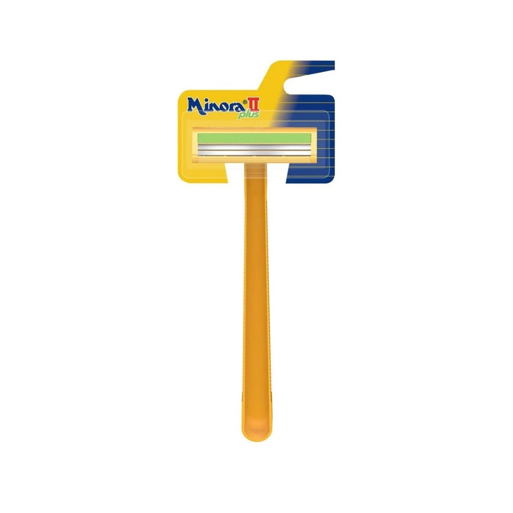MAQUINA DE AFEITAR MINORA-II (DESECHABLE) DISPLAY X 1 UND