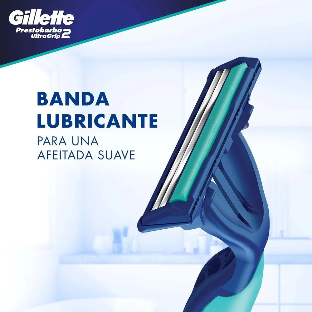 MAQUINA DE AFEITAR PRESTOBARBA ULTRAGRIP AZUL X 1 UND
