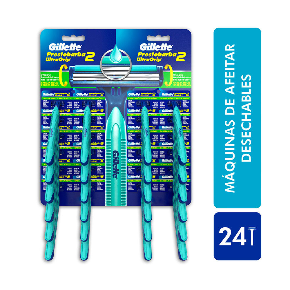MAQUINA DE AFEITAR PRESTOBARBA ULTRAGRIP MOVIL DISPLAY X 1 UND