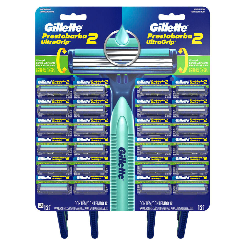 MAQUINA DE AFEITAR PRESTOBARBA ULTRAGRIP MOVIL DISPLAY X 1 UND