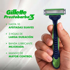 MAQUINA DE AFEITAR PRESTOBARBA3 SENSECARE BOLSA X 2 UNDS