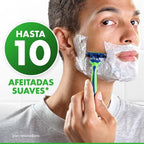MAQUINA DE AFEITAR PRESTOBARBA3 SENSECARE BOLSA X 2 UNDS