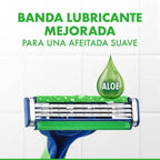 MAQUINA DE AFEITAR PRESTOBARBA3 SENSECARE BOLSA X 2 UNDS