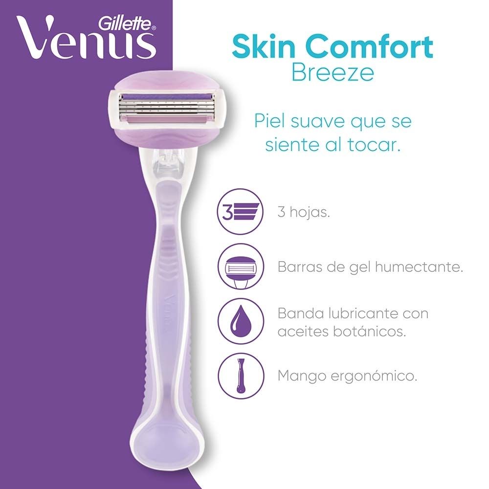 MAQUINA DE AFEITAR VENUS BREEZE X 1 UND
