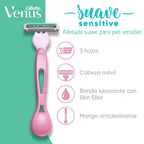 MAQUINA DE AFEITAR VENUS SIMPLY 3 SENSITIVE++++ X 4 UNDS