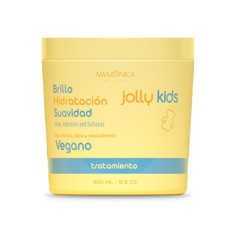 MASCARILLA CAPILAR AMAZONICA JOLLY KIDS VEGANO POTE 500 ML