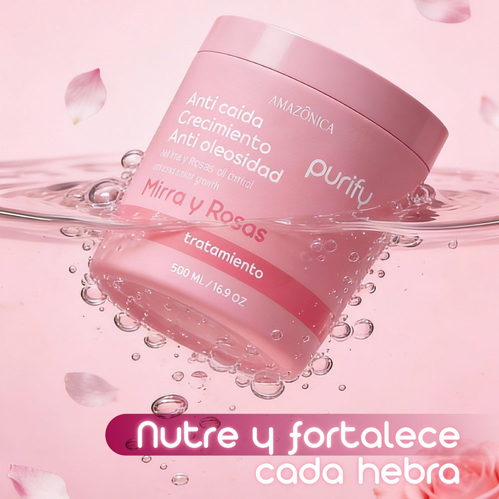 MASCARILLA CAPILAR AMAZONICA PURIFY ANTICAIDA POTE 500 ML