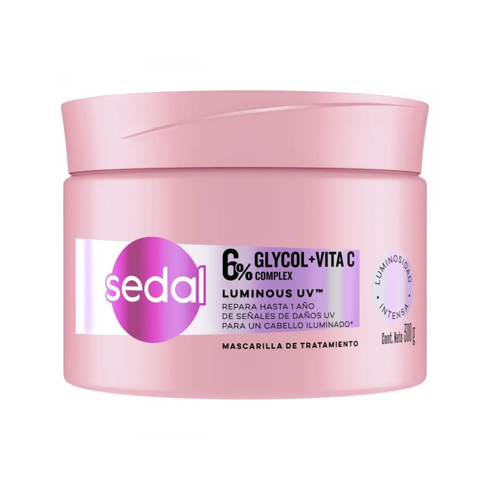 MASCARILLA CAPILAR SEDAL LUMINOSO UV POTE 300 G