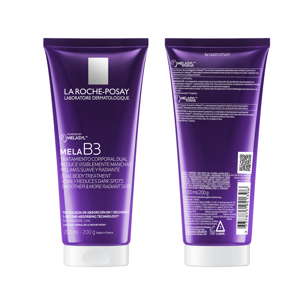 MELA B3 LA ROCHE POSAY BODY TRATAMIENTO DUAL TUBO 200 ML