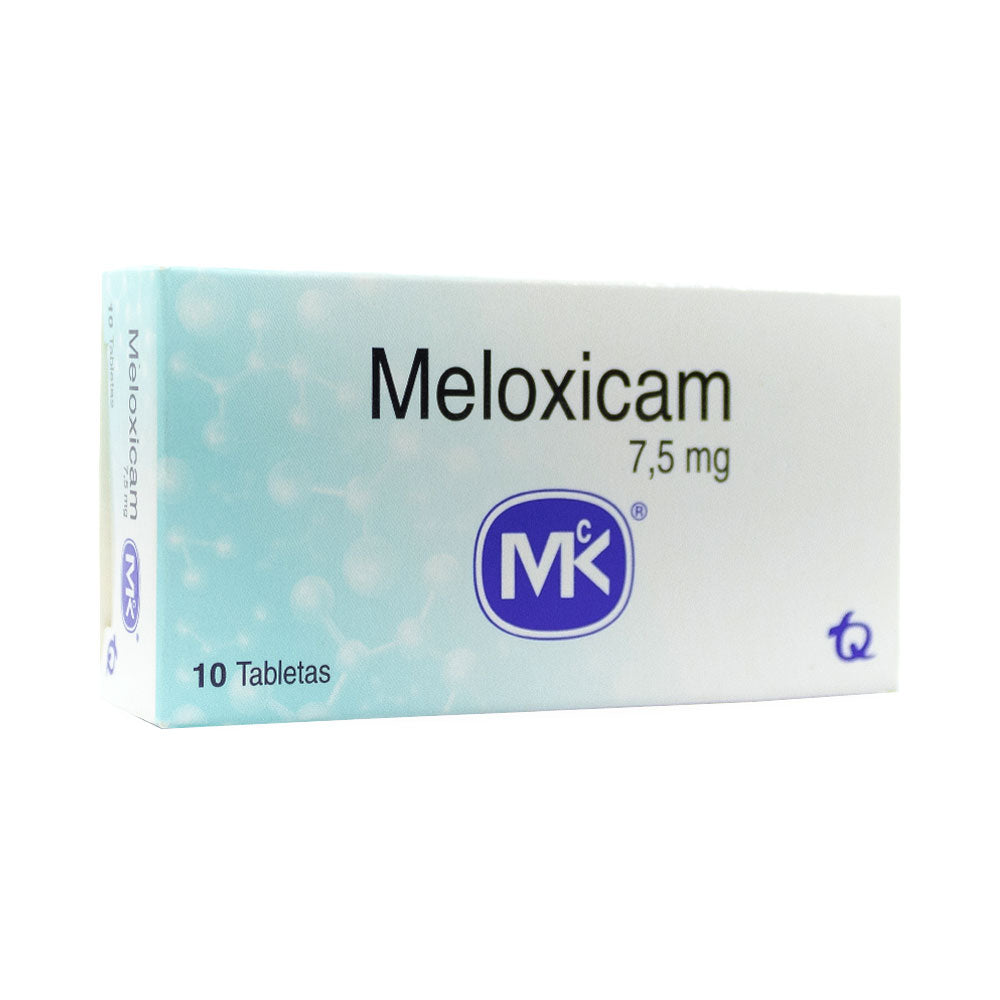 MELOXICAM MK TABLETAS 7.5 MG CAJA X 10 UNDS