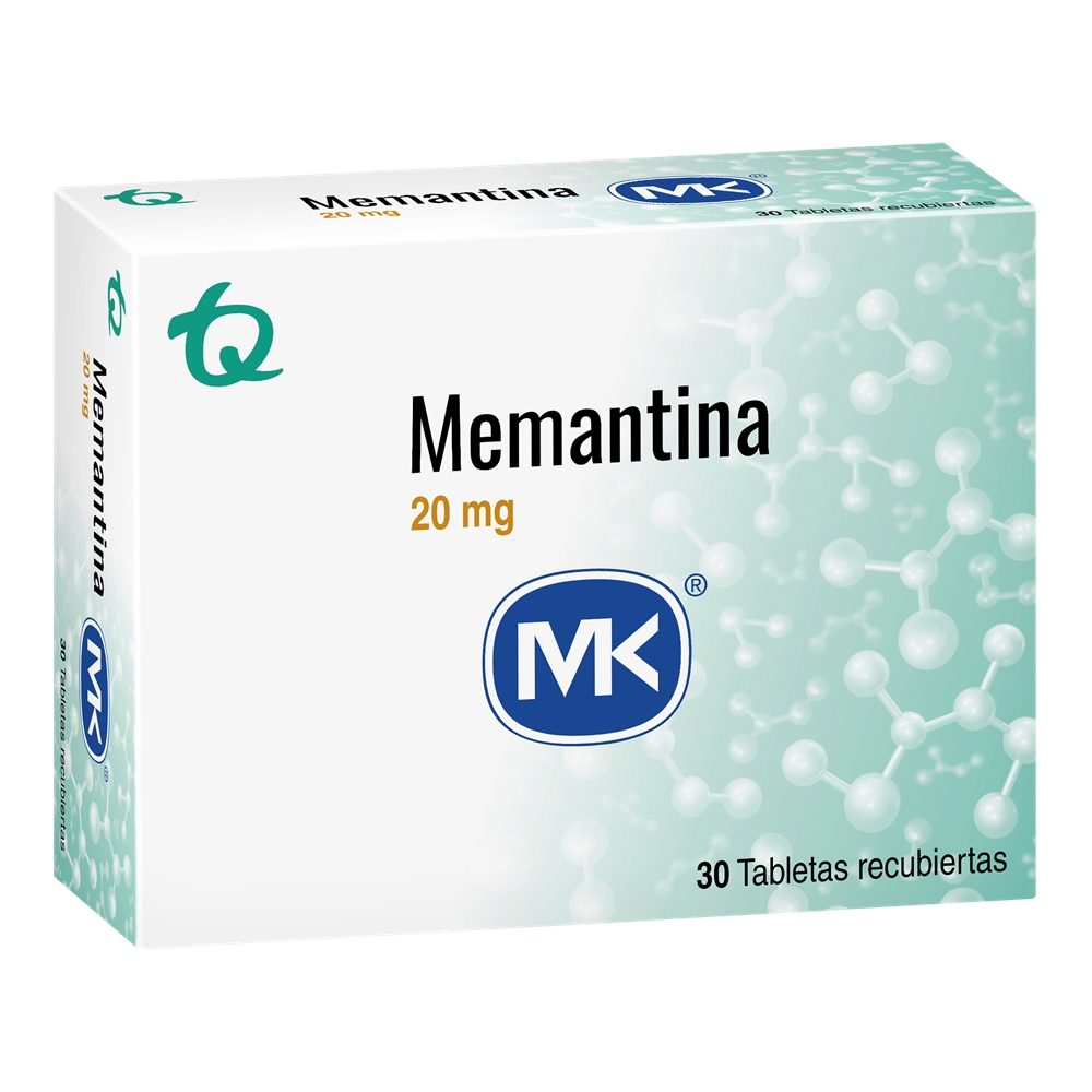 MEMANTINA MK (RG) TABLETAS 20 MG CAJA X 30 UNDS