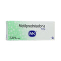 METILPREDNISOLONA MK TABLETAS 16 MG CAJA X 10 UNDS