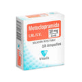 METOCLOPRAMIDA VITALIS SOLUCION INYECTABLE 10 MG/2 ML CAJA X 10 UNDS