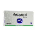METOPROLOL MK TABLETAS 50 MG CAJA X 30 UNDS