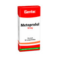 METOPROLOL TARTRATO GF TABLETAS 50 MG CAJA X 30 UNDS