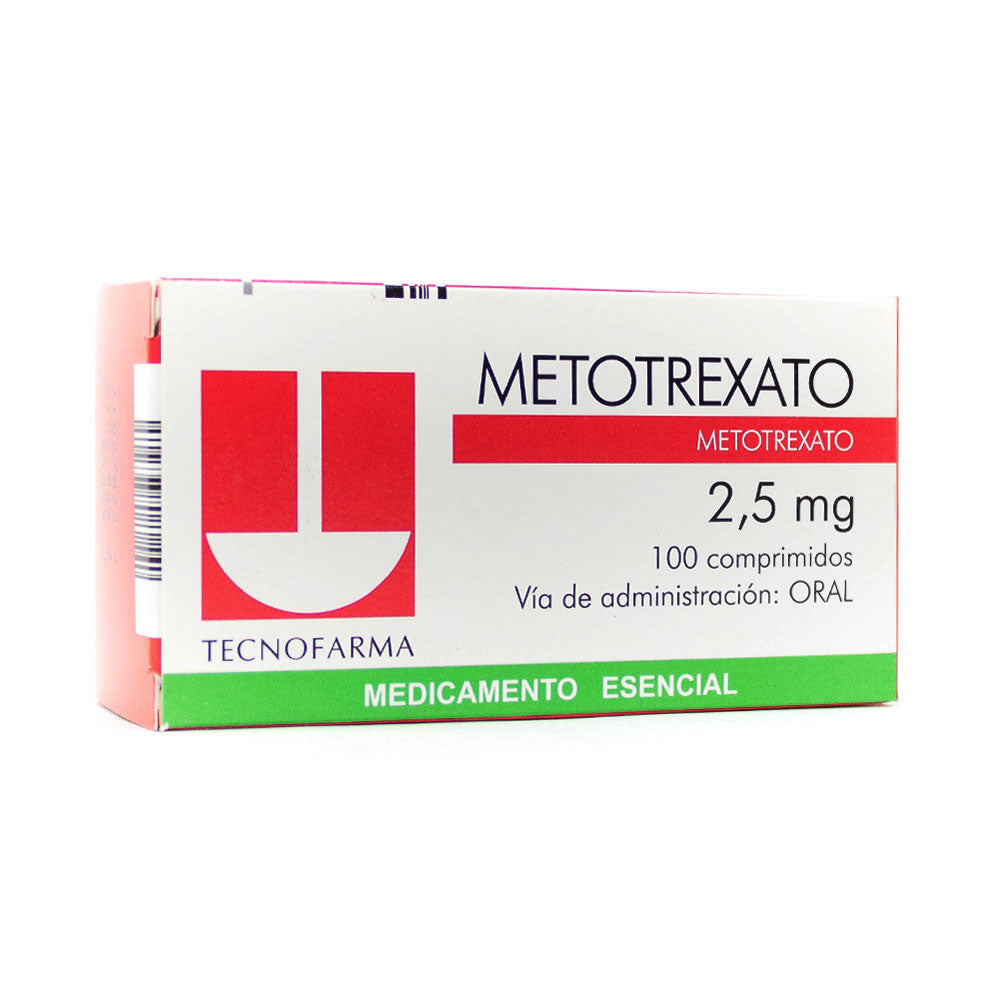 METOTREXATO COMPRIMIDOS 2.5 MG CAJA 100UNDS