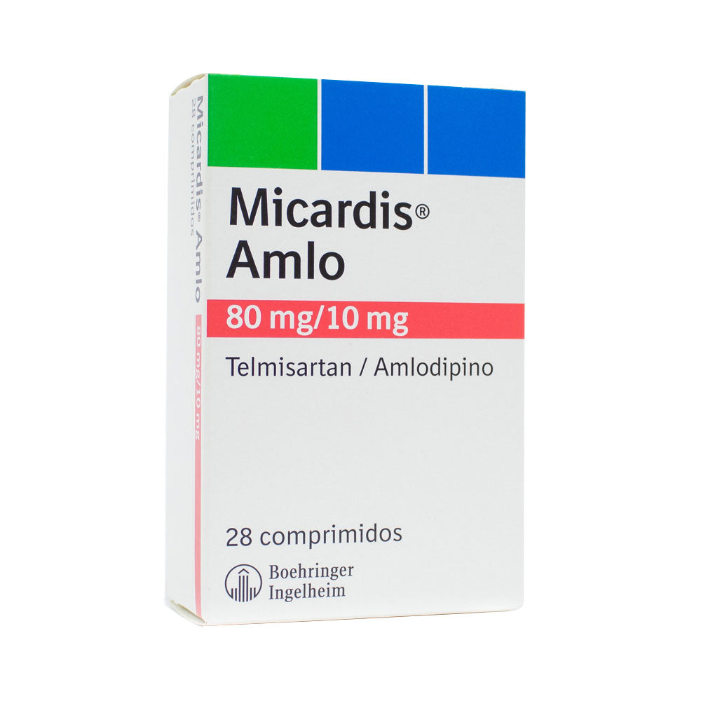 MICARDIS AMLO (RG) COMPRIMIDOS 80/10 MG CAJA X 28 UNDS