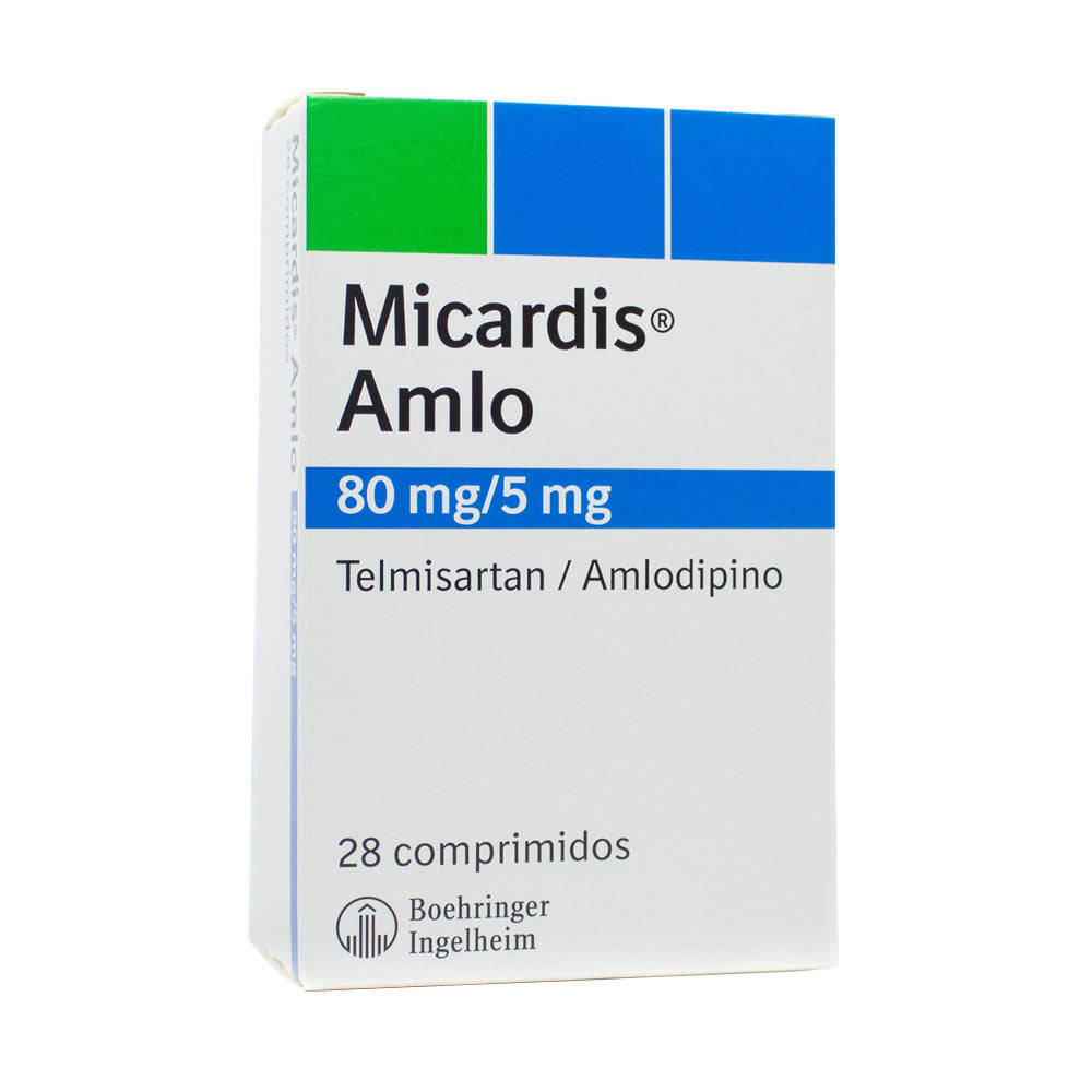 MICARDIS AMLO (RG) COMPRIMIDOS 80/5 MG CAJA X 28 UNDS