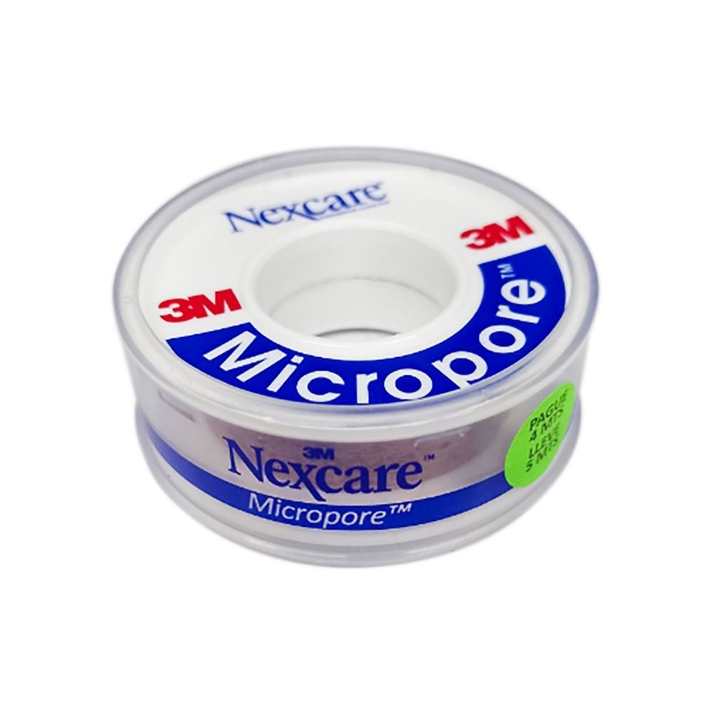 MICROPORE 3M CARRETE 12X 5CM CAJA PAGUE 4 LLEVE 5