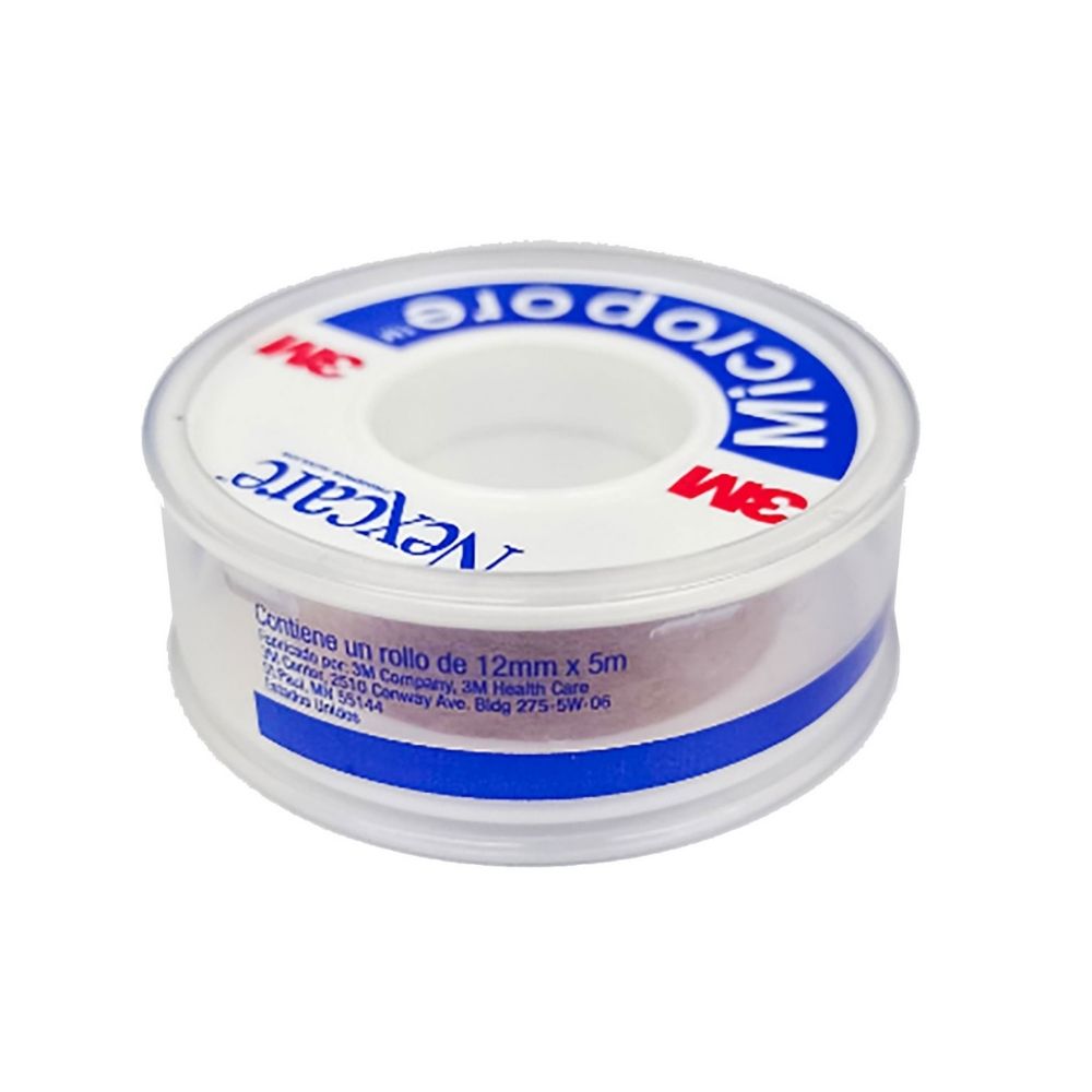 MICROPORE 3M CARRETE 12X 5CM CAJA PAGUE 4 LLEVE 5