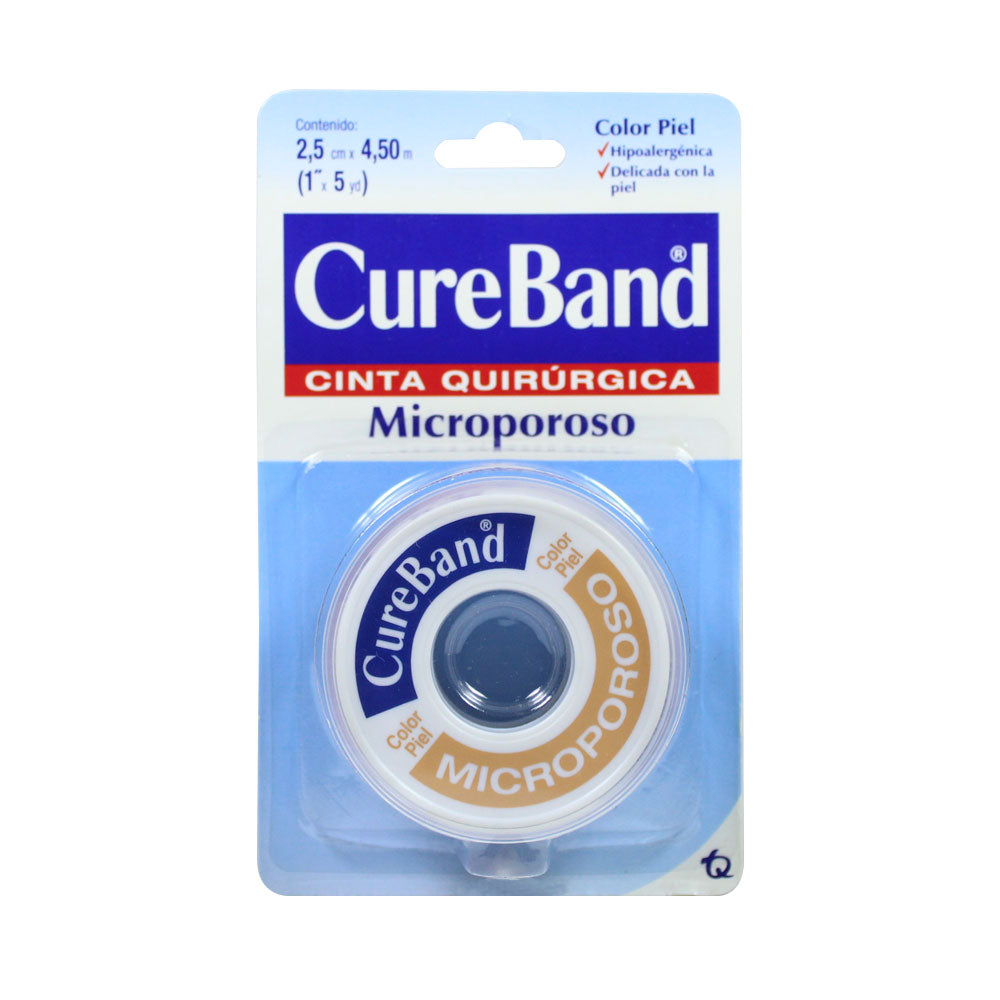 MICROPORE CUREBAND PIEL BTR 1 X 5 YARDAS
