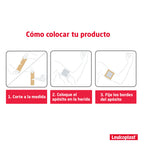MICROPORE LEUKOPOR PIEL 2" CINTA ADHESIVA CARRETE 10 YARDAS