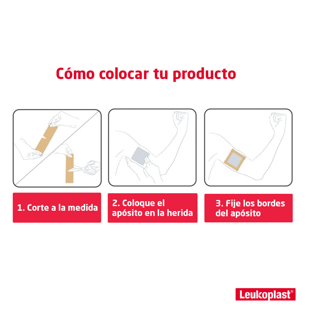 MICROPORE LEUKOPOR PIEL 2" CINTA ADHESIVA CARRETE 10 YARDAS