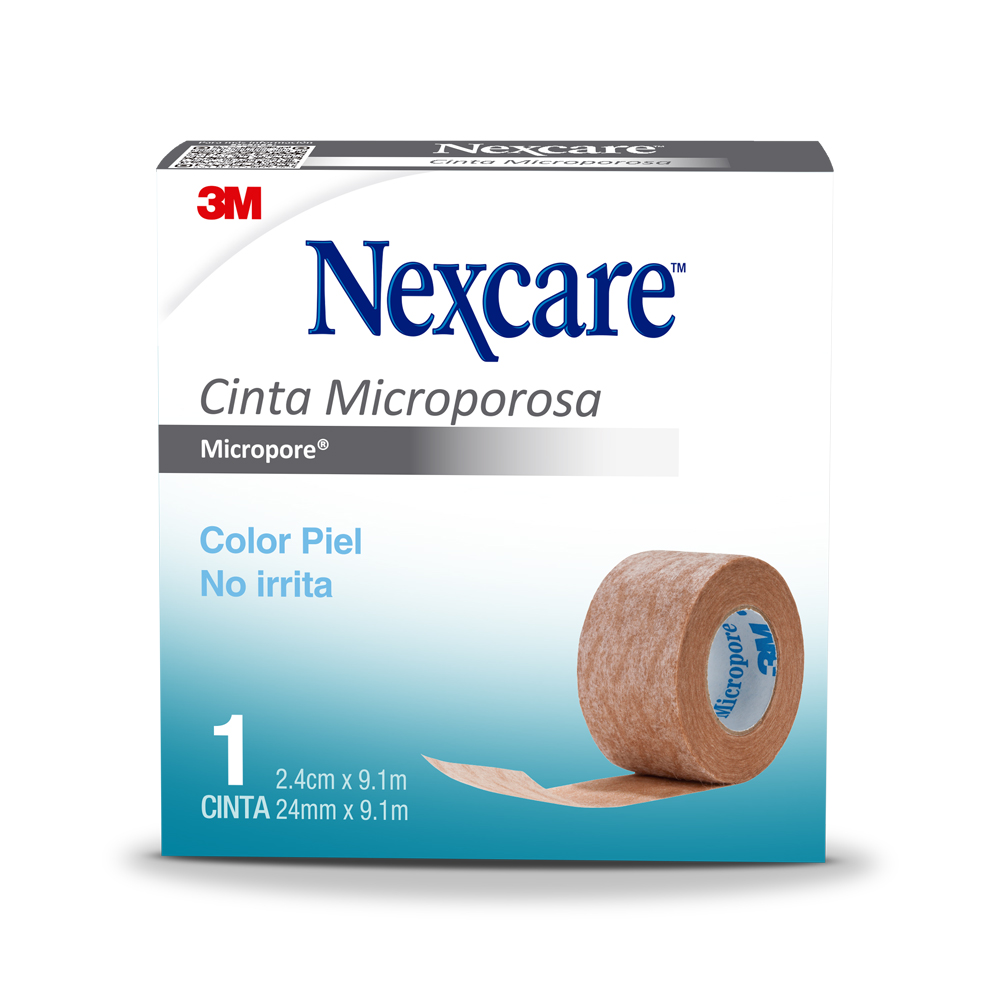 MICROPORE PIEL 3M CAJA 24MM X 9.1M