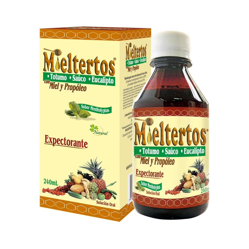 MIELTERTOS JARABE MIEL FRASCO 240 ML