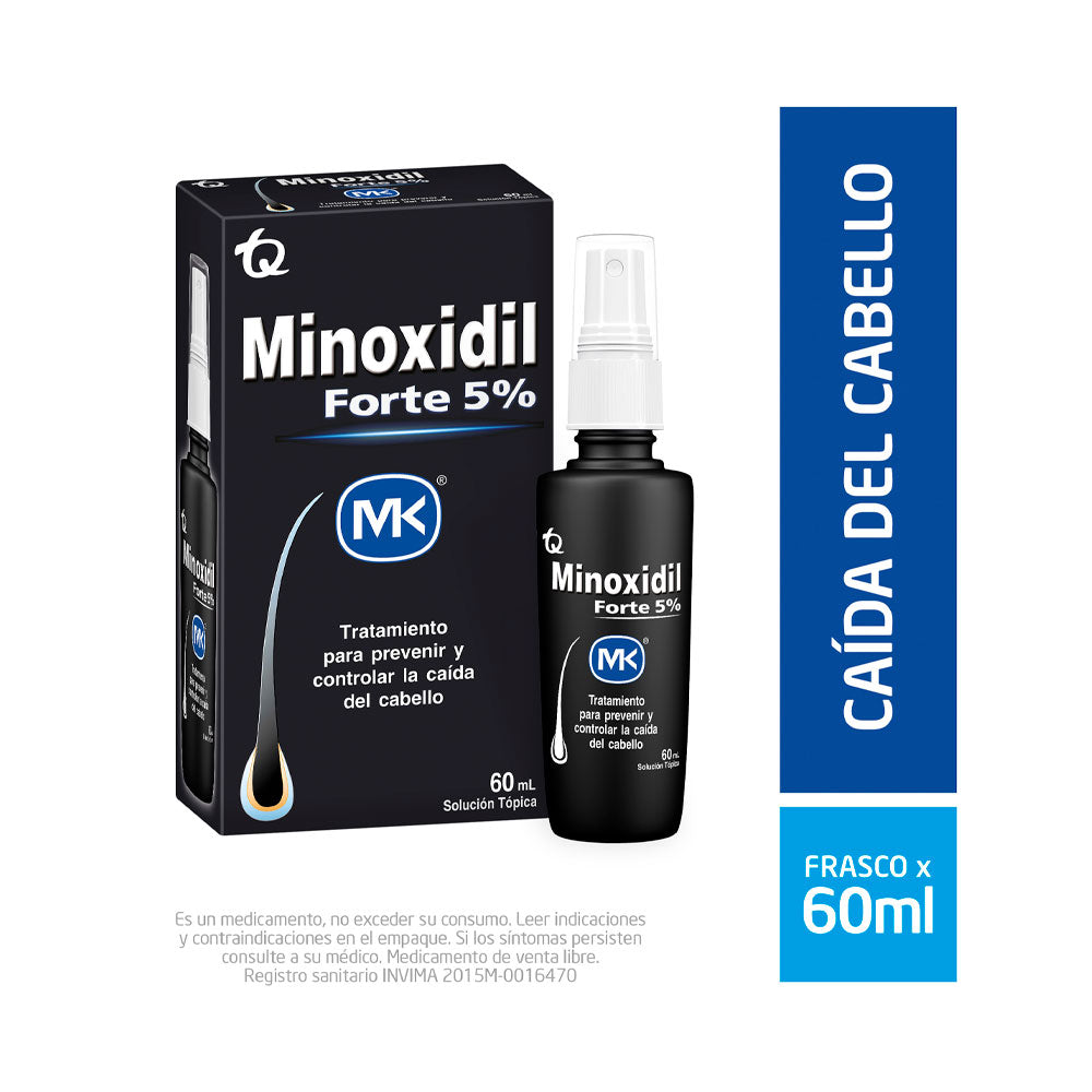 MINOXIDIL FORTE LOCION 5% CAJA 60 ML