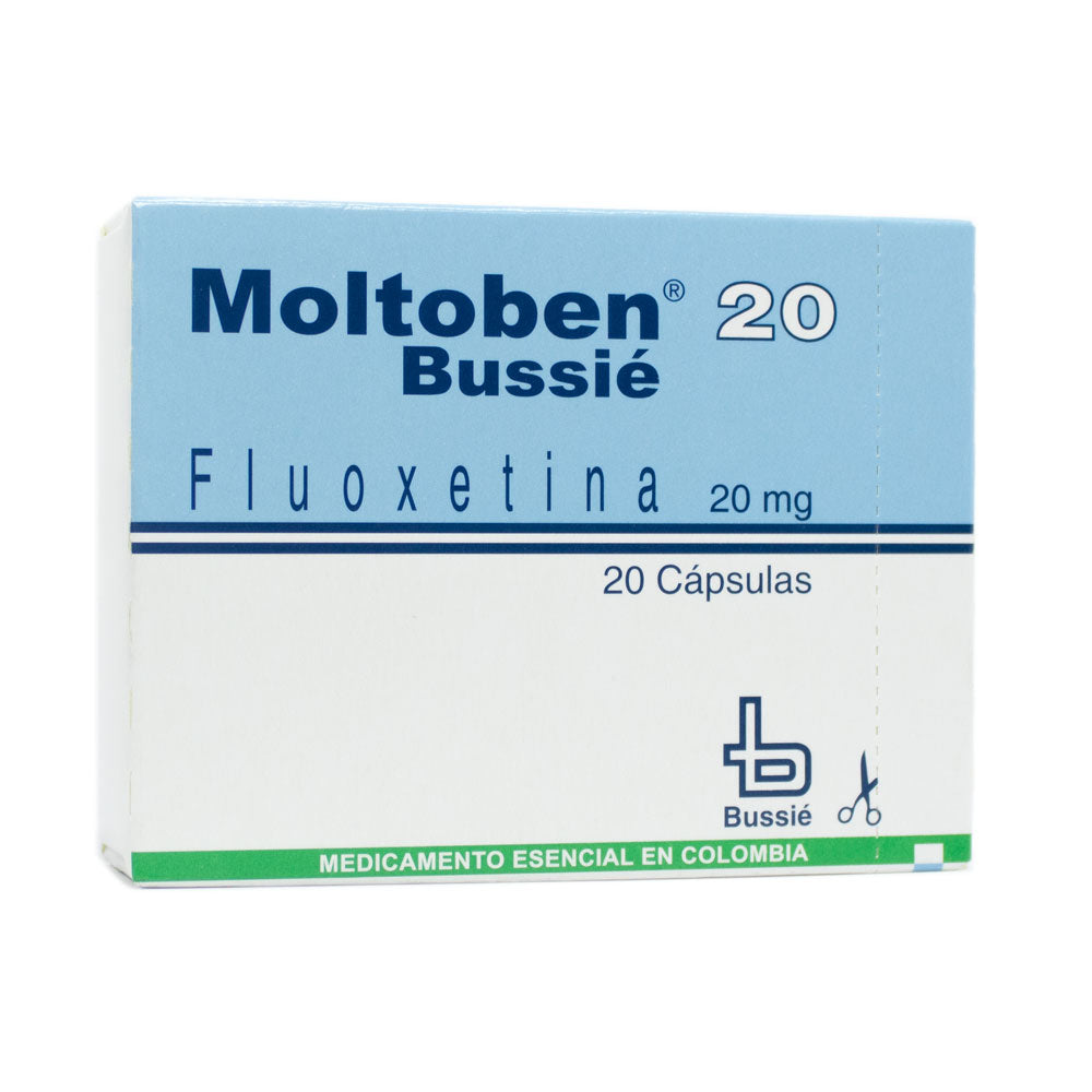 MOLTOBEN CAPSULAS 20 MG CAJA X 20 UNDS