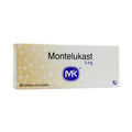 MONTELUKAST MK T. MASTICABLES 5 MG CAJA X 30 UNDS