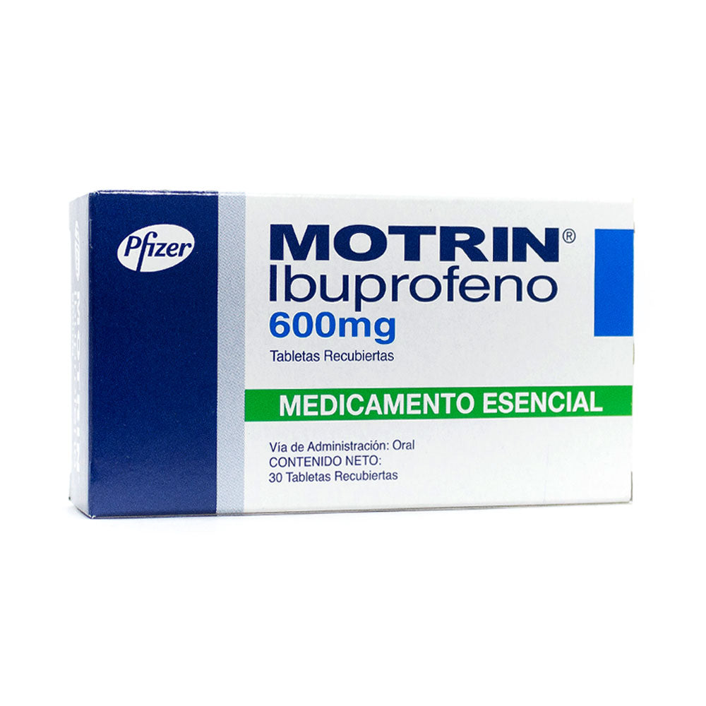 MOTRIN TABLETAS 600 MG CAJA X 30 UNDS
