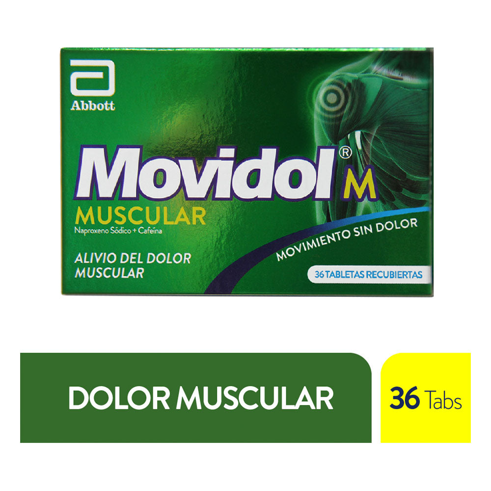 MOVIDOL M MUSCULAR TABLETAS CAJA X 36 UNDS