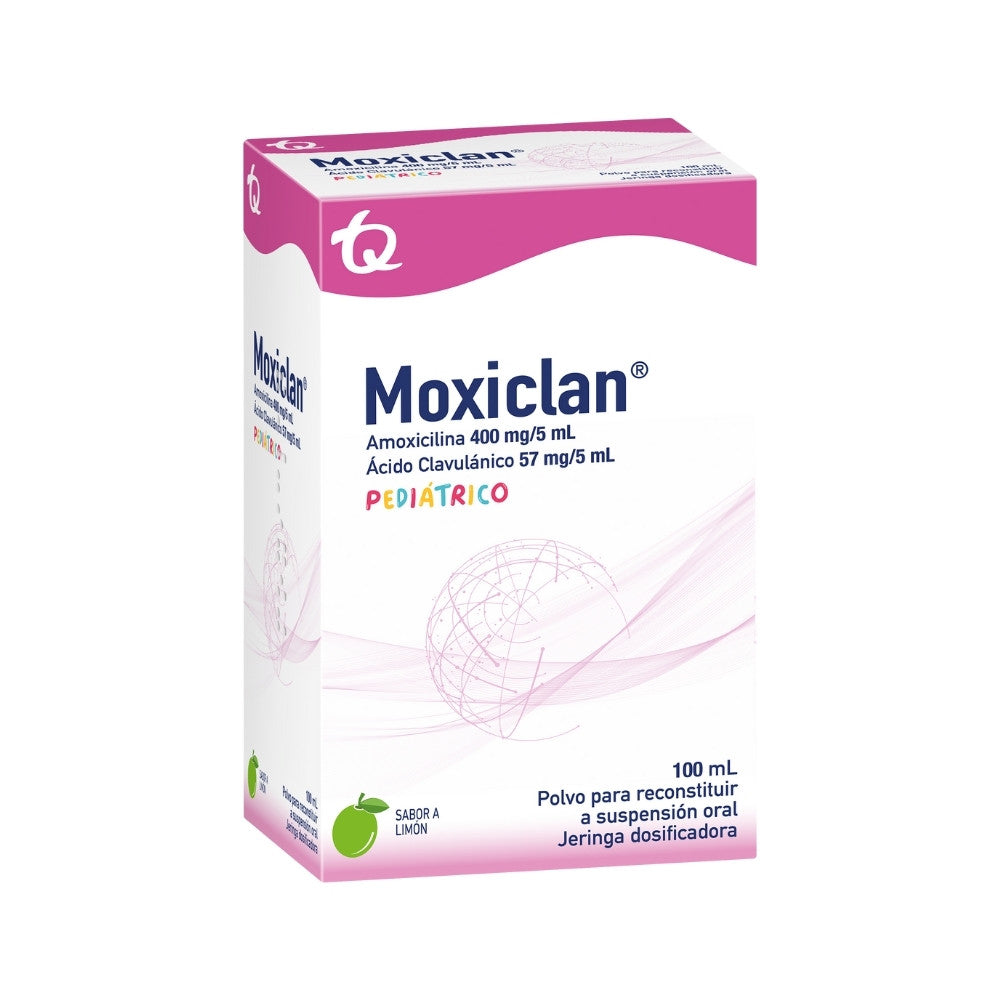 MOXICLAN JARABE 400MG/57MG FRASCO 100 ML