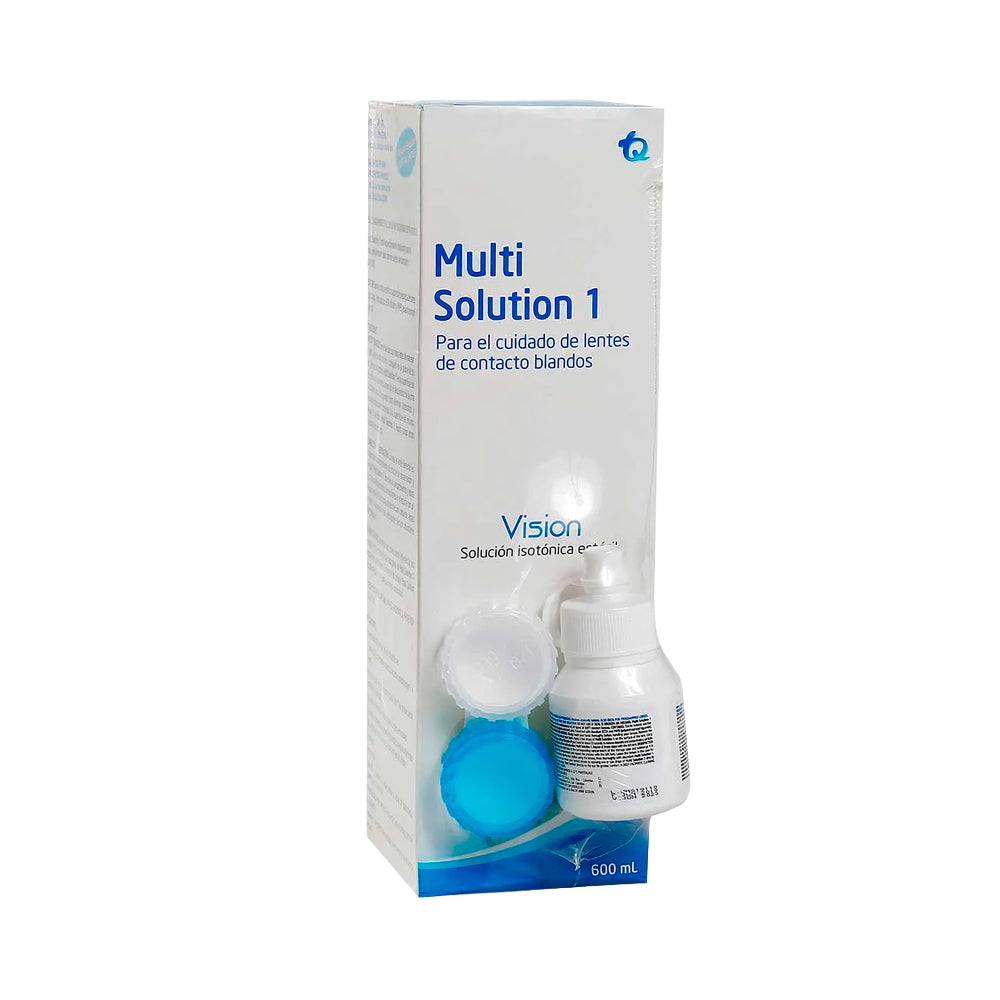 MULTI SOLUTION 1+ESTUCHE+ 30ML LIQUIDO CAJA 600 ML