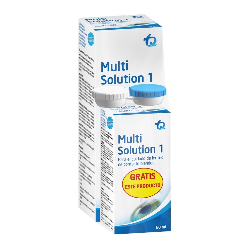 MULTI SOLUTION 1+ESTUCHE+60ML LIQUIDO CAJA 360 ML