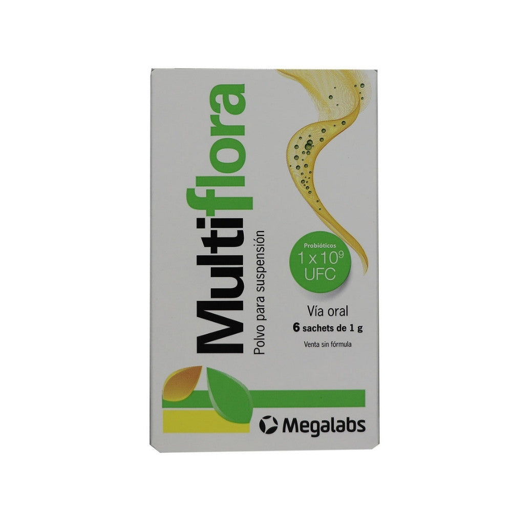 MULTIFLORA SOBRES CAJA X 6 UNDS