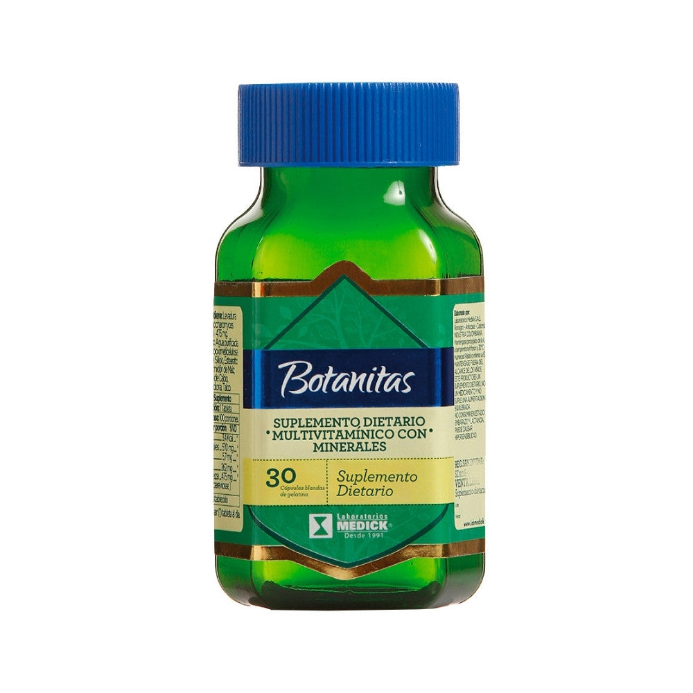 MULTIVITAMINICO CON MINERALES BOTANITAS FRASCO X 30 UNDS