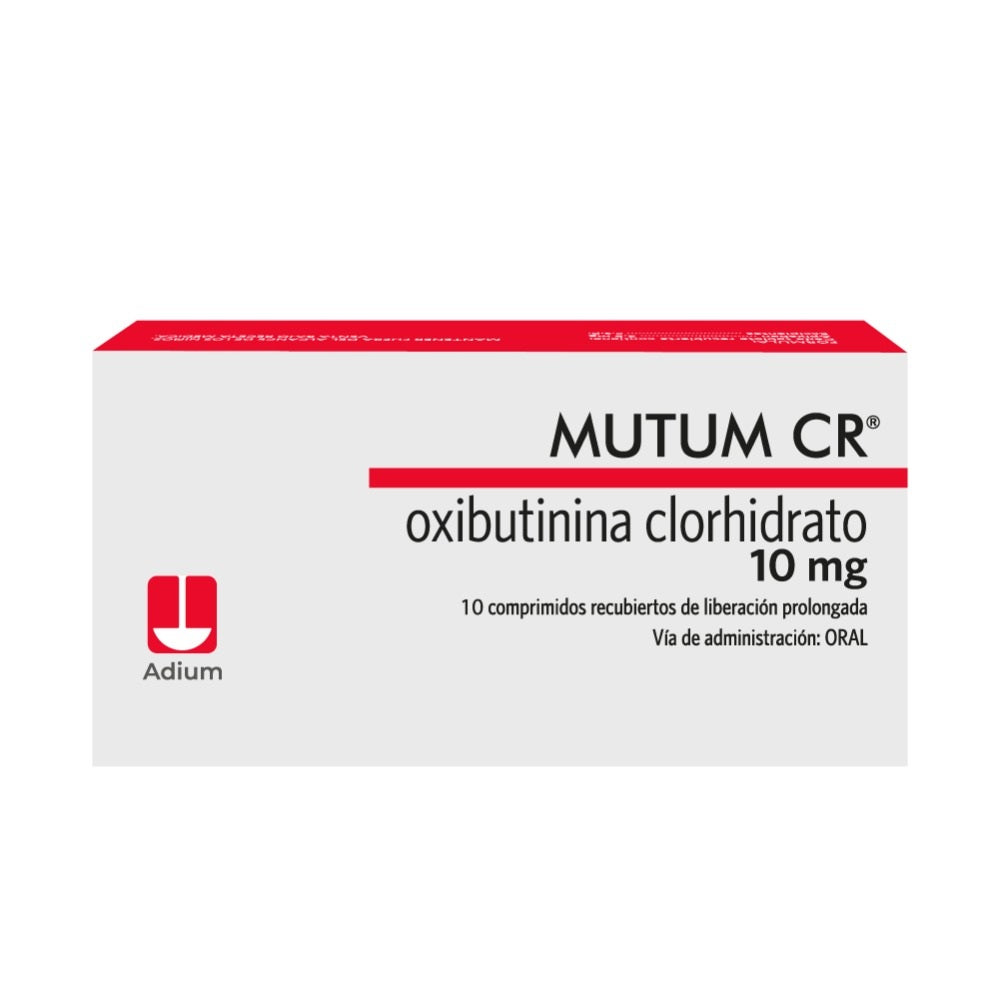 MUTUM CR TABLETAS 10 MG CAJA X 10 UNDS