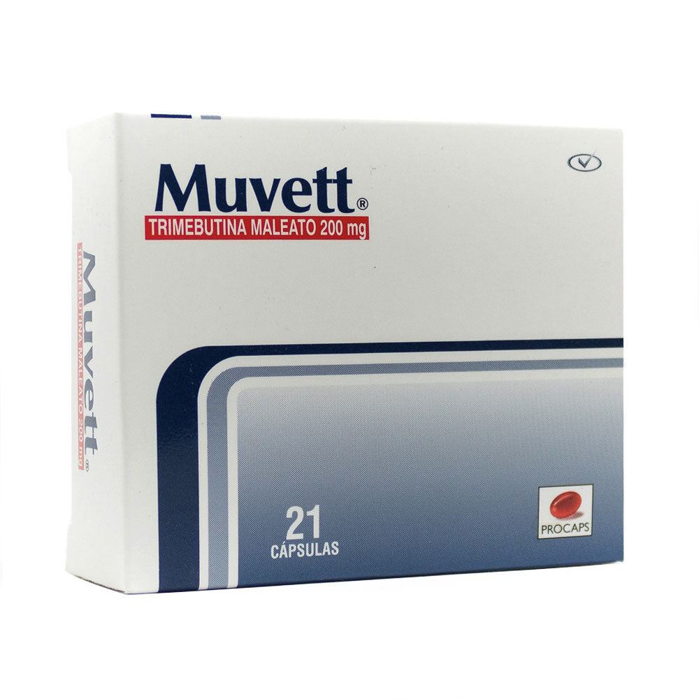 MUVETT CAPSULAS 200 MG CAJA X 21 UNDS