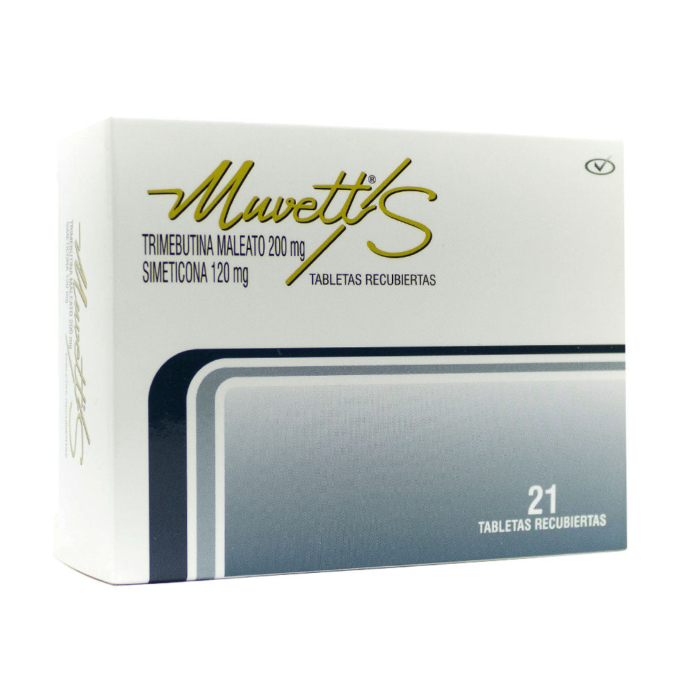 MUVETT S TABLETAS 200MG/120MG CAJA X 21 UNDS