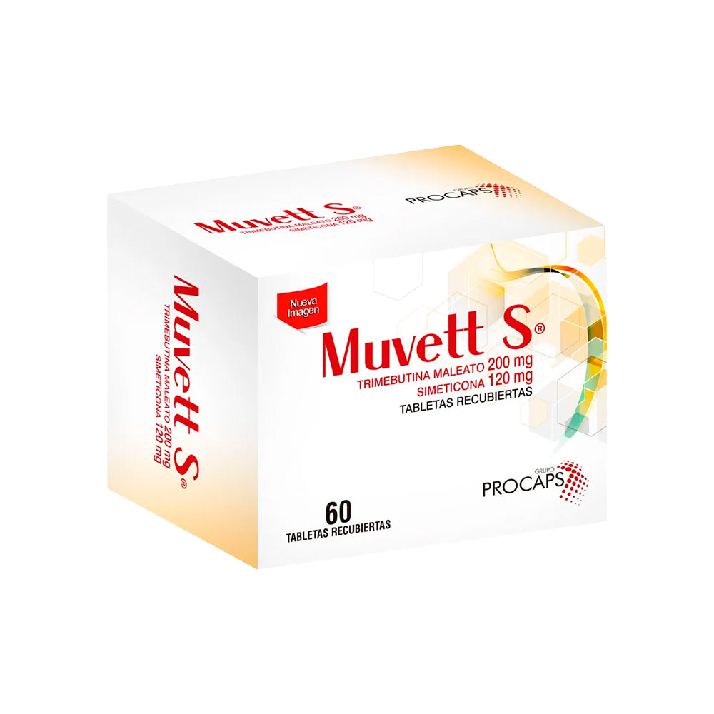 MUVETT S TABLETAS 200MG/120MG CAJA X 60 UNDS