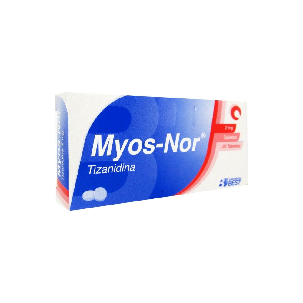 MYOS NOR TABLETAS 2 MG CAJA X 20 UNDS