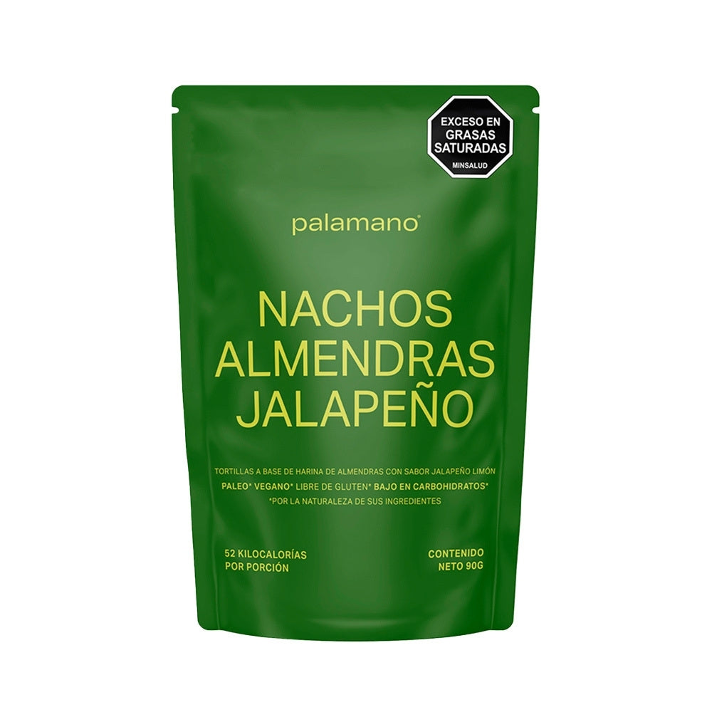 NACHOS PALAMANO ALMENDRA JALAPEÑO LIMÓN DOYPACK 90 G
