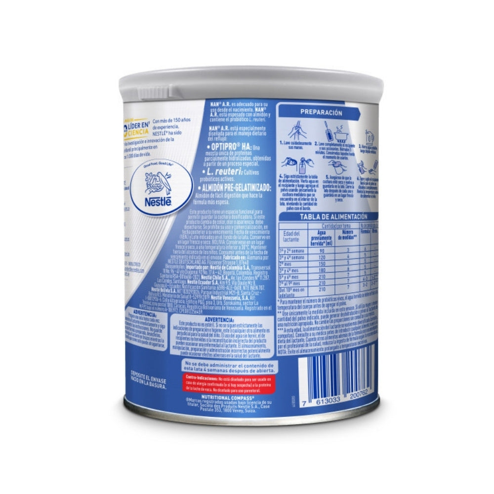 NAN AR POLVO LATA 400 G