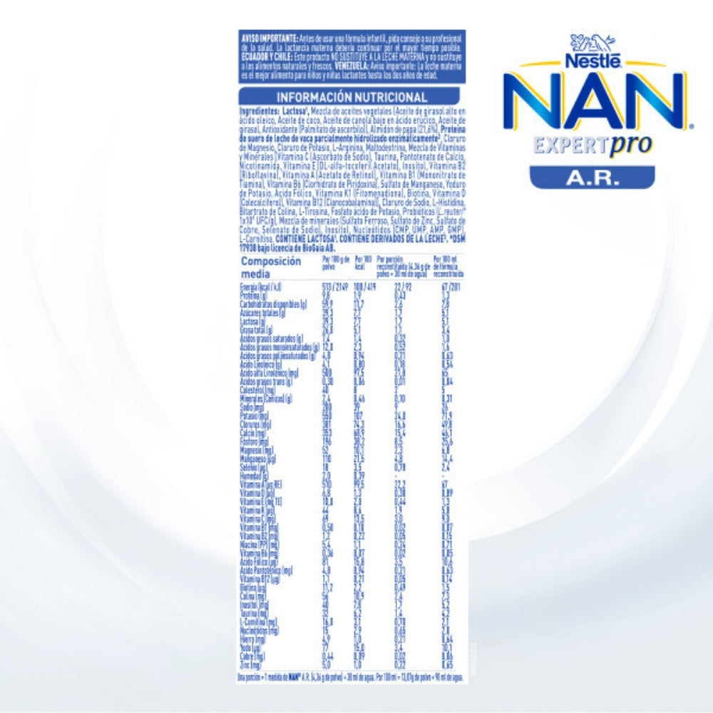 NAN AR POLVO LATA 400 G